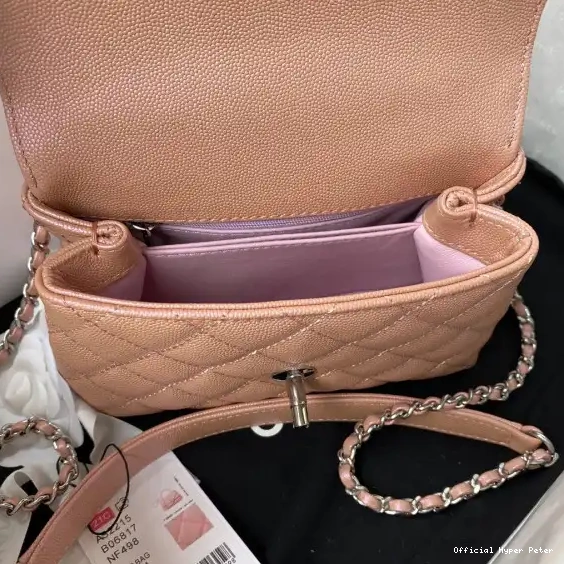 Hyper Peter WITH HANDLE MINI TOP BAG FLAP CHANEL 0707